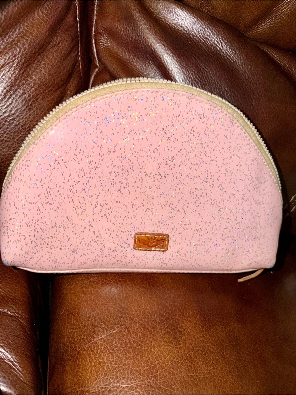 Consuela Half-Moon Cosmetic Pouch